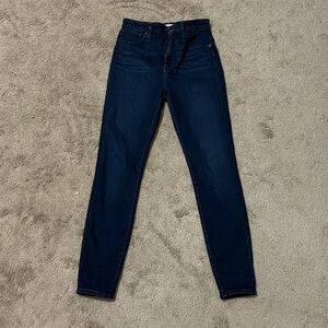 Madewell Curvy High Rise Skinny Jeans, Size 28
